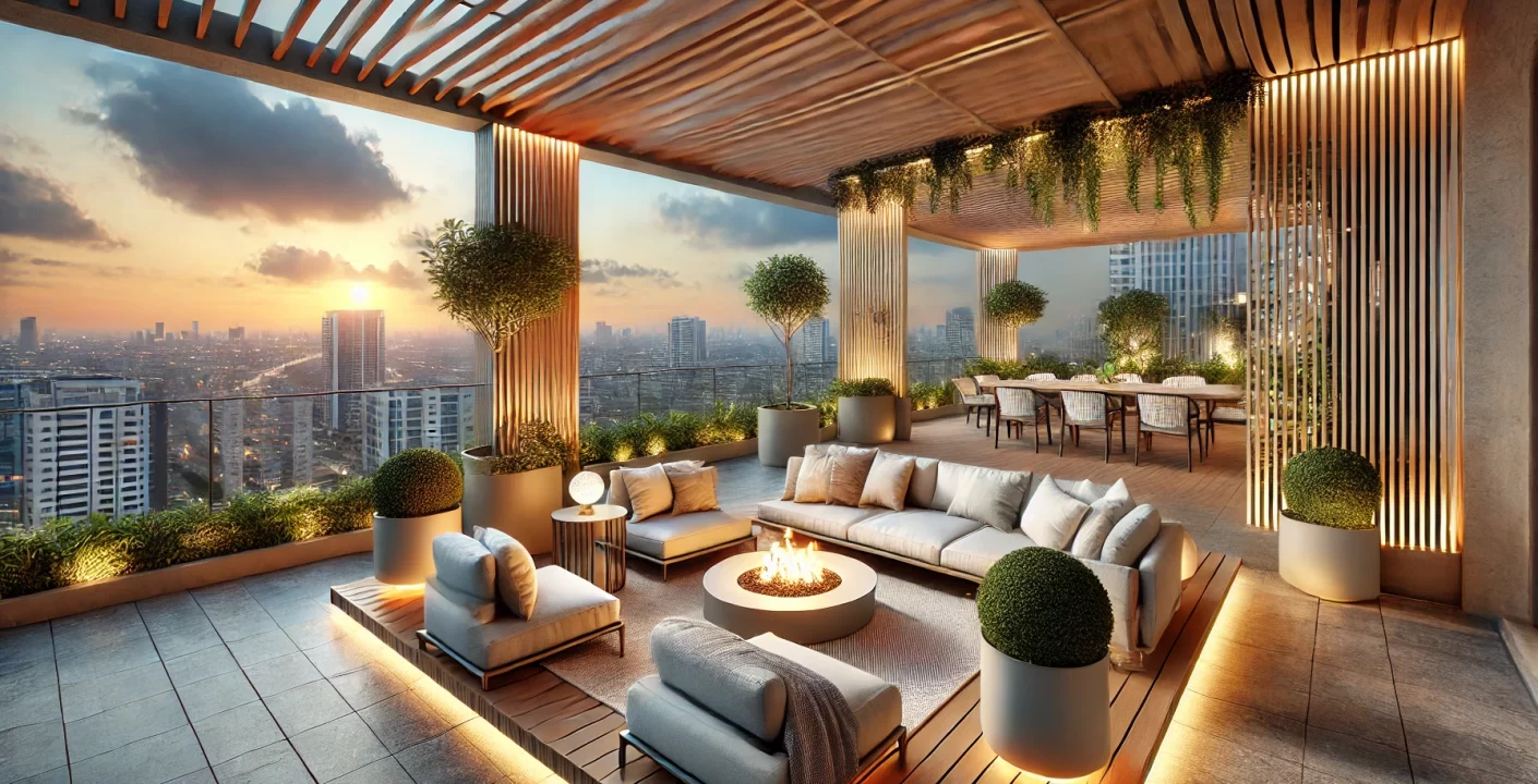 Curated visual reference: Rooftop Retreat Creating A Luxurious Relaxing Outdoor Lounge Photo Inspiration