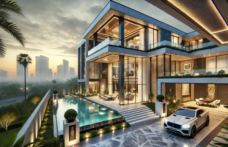 High-end real estate in Abuja with top-tier security and world-class amenities.